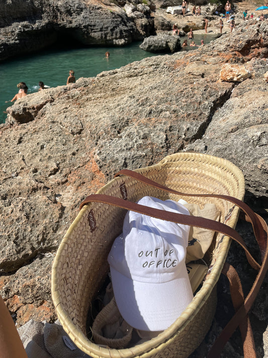 Out of office cap - White